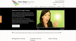 Desktop Screenshot of fourstepstraining.com